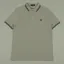 Fred Perry Twin Tipped Polo Shirt M3600 - Limestone